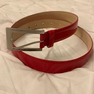 Etienne Aigner  - Red Leather Belt